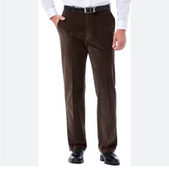 MENS CORDUROY BROWN PANTS SZ. 38W X 30L NWT - Picture 1 of 14